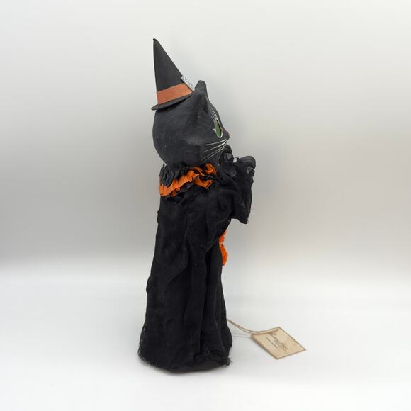 Bethany Lowe Medium Scaredy Cat Ghoul Black Cat Halloween Decor 17" NEW - Picture 7 of 9